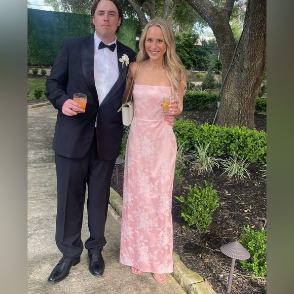 Reformation Frankie Dress - Powder Pink - Size 2 - Picture 6 of 12